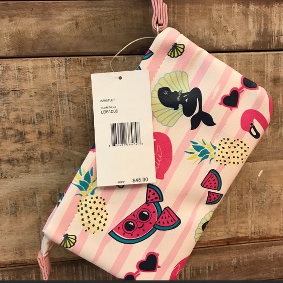 BETSEY JOHNSON Summer Fun Wristlet - Picture 2 of 6